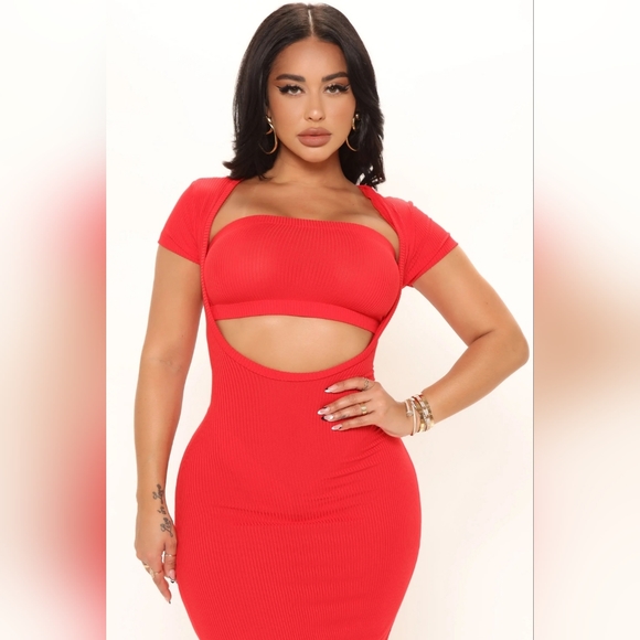 Jolie & Joy Red Maxi Dress *nwt* - Picture 2 of 8